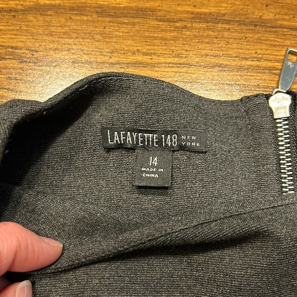 Lafayette 148 Pleated Sheath Dress - Picture 7 of 14